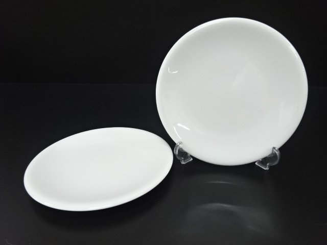 JAPANESE COLLECTIBLE / RICHARD GINORI RICHARD GINORI WHITE PLATE PAIR 